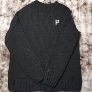 PINK Victoria's Secret Boyfriend Sweater - Black